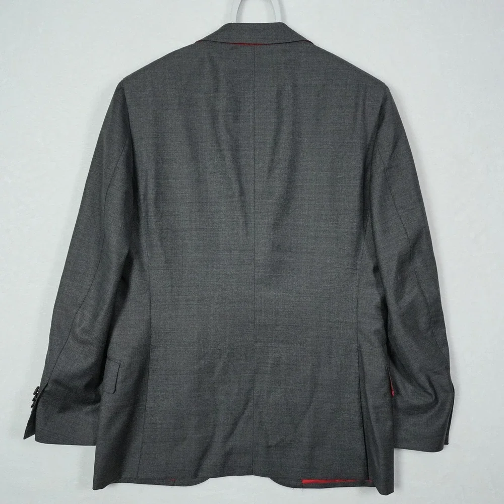 Suitsupply Sienna INT Grey Wool Blazer Vitale Barberis Canonico Jacket 36S